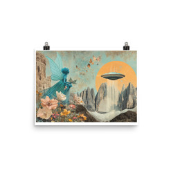 Blue Fairy - 16 x 12 Matte Print
