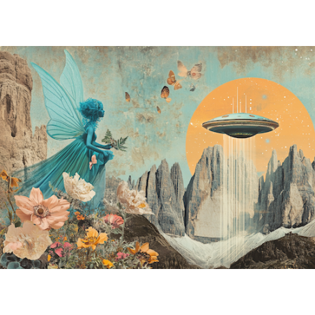 Blue Fairy - 16 x 12 Matte Print