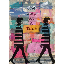 One Step at a Time - Sticker