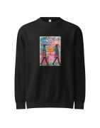 One Step at a Time Unisex premium crew neck sweatshirt