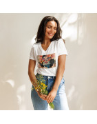 Life is Bright - Women’s relaxed v-neck t-shirt