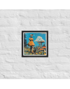 Mushroom Forest II - framed print