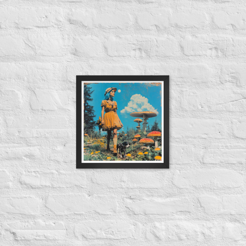 Mushroom Forest II - framed print Mushroom Forest II - framed print