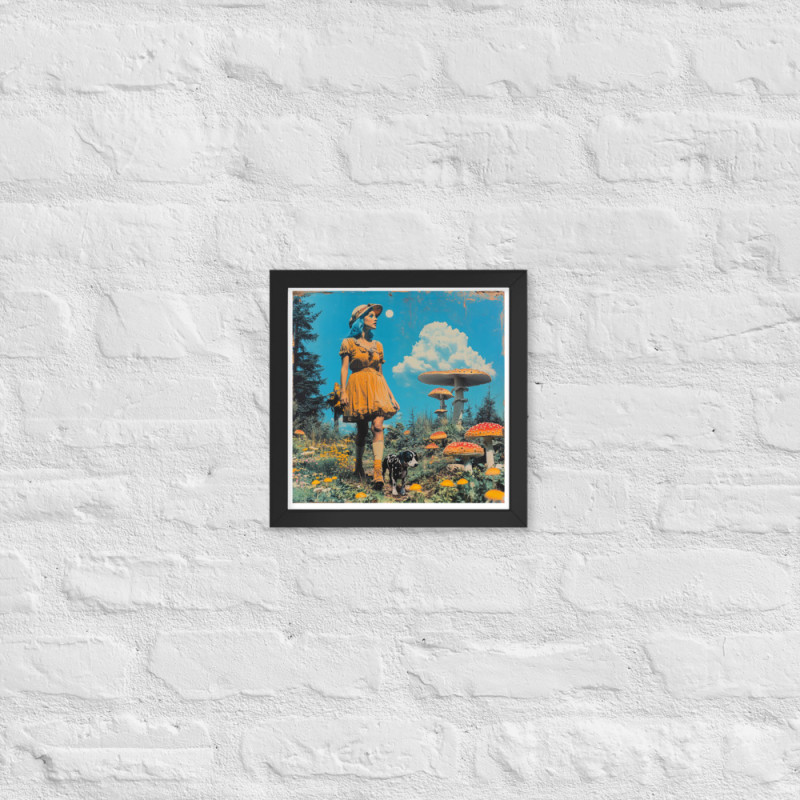 Mushroom Forest II - framed print Mushroom Forest II - framed print