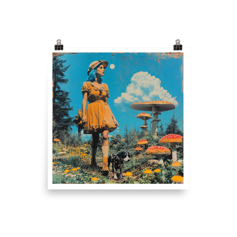 Mushroom Forest II - Print