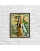 Beautiful Transformation - Framed canvas