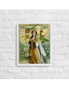 Beautiful Transformation - Framed canvas