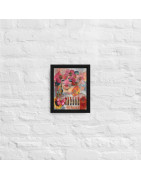 Girlie Girl - Framed canvas