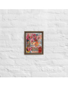 Girlie Girl - Framed canvas