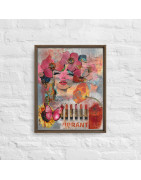 Girlie Girl - Framed canvas