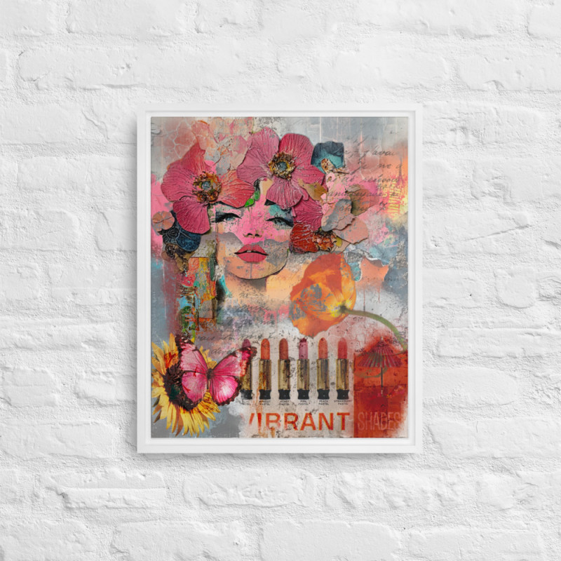 Girlie Girl - Framed canvas Girlie Girl - Framed canvas