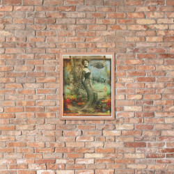 Sirena of the Deep - Framed Print