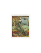 Sirena of the Deep - Framed Canva