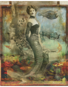 Sirena of the Deep - Framed Print