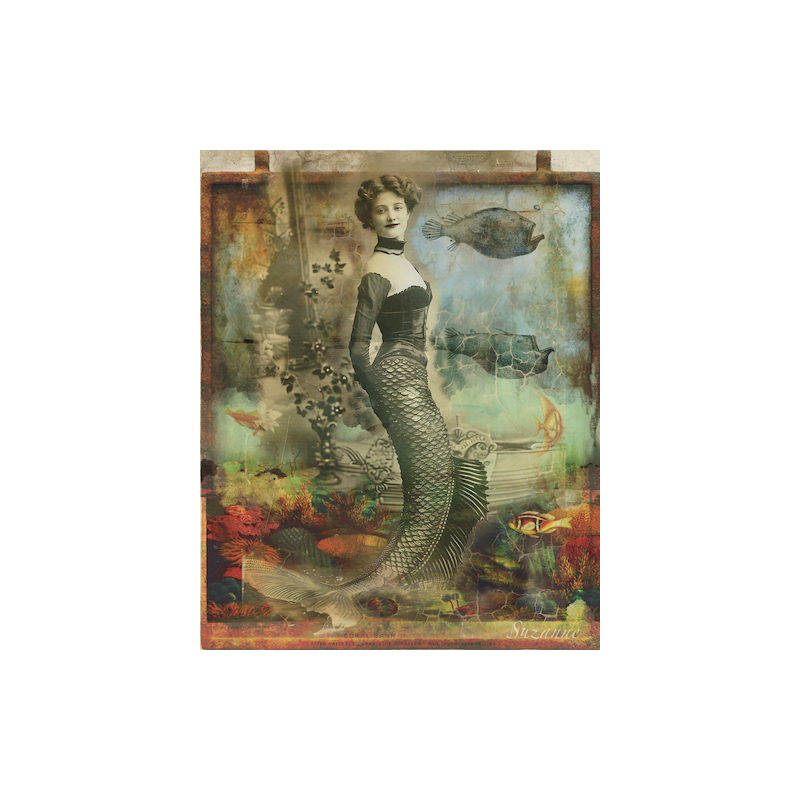 Sirena of the Deep - Framed Print