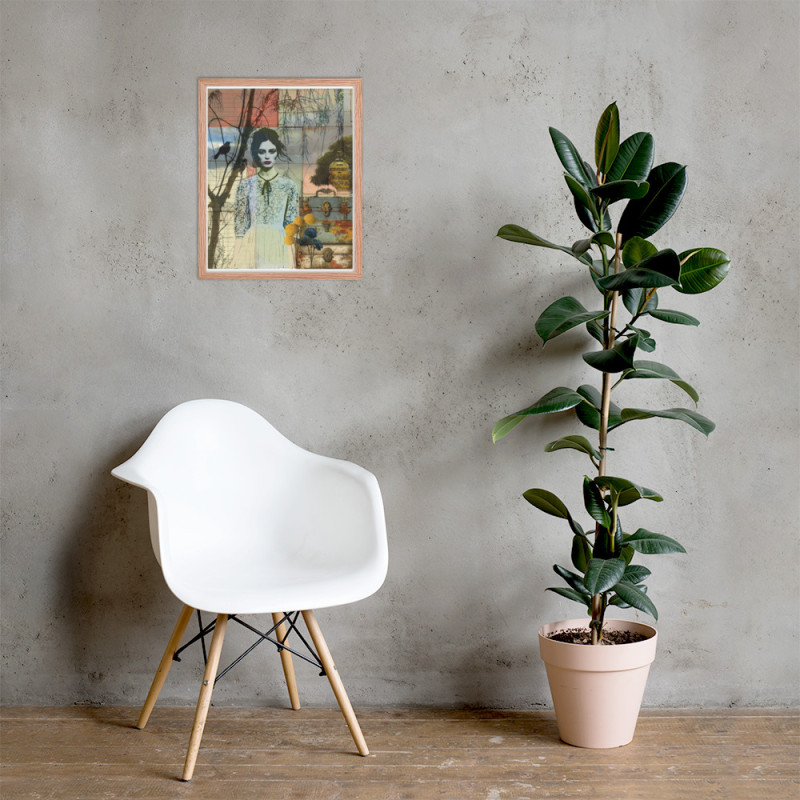 Wistful Reverie - Framed Matte Print Wistful Reverie - Framed Matte Print