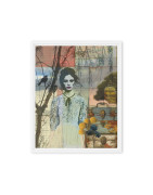 Wistful Reverie - Framed Canvas