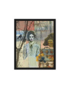 Wistful Reverie - Framed Canvas