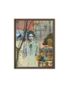 Wistful Reverie - Framed Canvas
