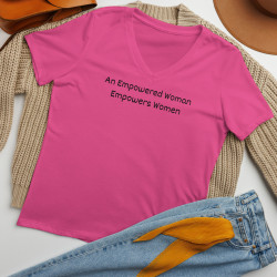 Women’s relaxed v-neck t-shirt
