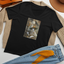 Sassy Classy, Slightly Ghoulish - V Neck Tee