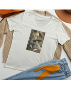 Sassy Classy, Slightly Ghoulish - V Neck Tee
