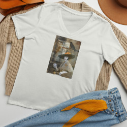 Sassy Classy, Slightly Ghoulish - V Neck Tee