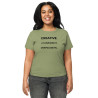 Creative. Confident. Unapologetic - Women’s high-waisted t-shirt