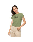 Creative. Confident. Unapologetic - Women’s high-waisted t-shirt