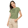 Creative. Confident. Unapologetic - Women’s high-waisted t-shirt