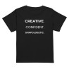 Creative. Confident. Unapologetic Women’s high-waisted t-shirt