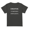 Creative. Confident. Unapologetic Women’s high-waisted t-shirt