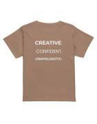 Creative. Confident. Unapologetic Women’s high-waisted t-shirt