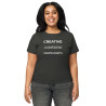 Creative. Confident. Unapologetic Women’s high-waisted t-shirt