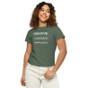 Creative. Confident. Unapologetic Women’s high-waisted t-shirt