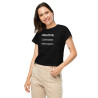 Creative. Confident. Unapologetic Women’s high-waisted t-shirt