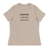 Creative. Confident. Unapologetic Women's Relaxed T-Shirt