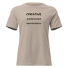 Creative. Confident. Unapologetic Women's Relaxed T-Shirt