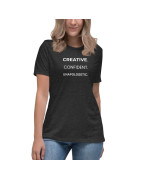 Creative. Confident. Unapologetic. Women's Relaxed T-Shirt