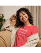 Creative. Confident. Unapologetic. Women's Relaxed T-Shirt
