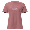 Creative. Confident. Unapologetic. Women's Relaxed T-Shirt