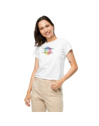 I am silently judging you color palette - Women’s high-waisted t-shirt