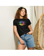 I am silently judging your color palette - Women’s high-waisted t-shirt