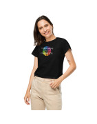 I am silently judging your color palette - Women’s high-waisted t-shirt